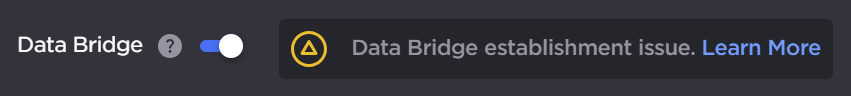 Data Bridge notification