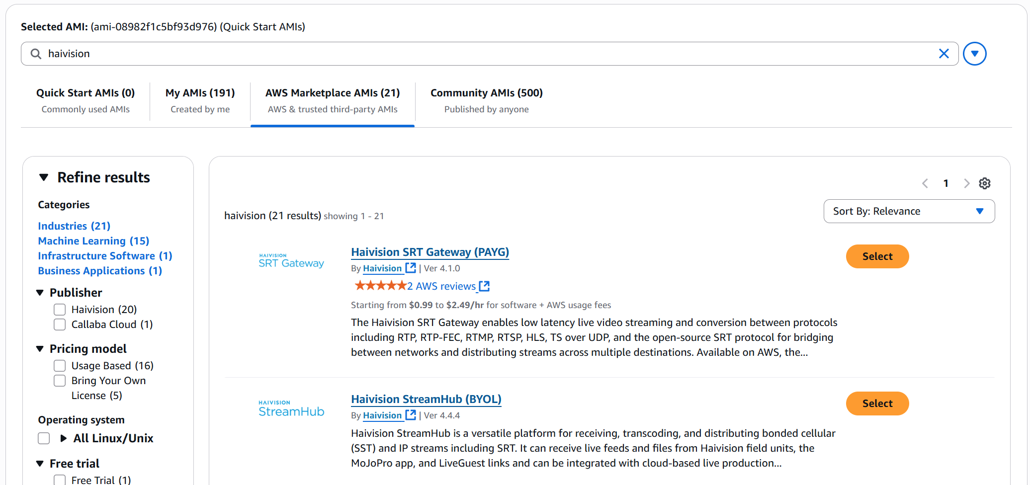 Marketplace link
