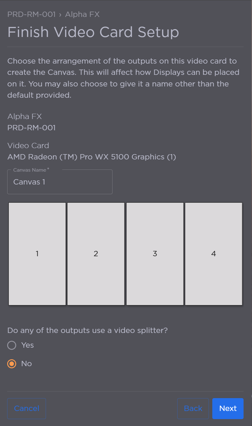 Portrait Canvas Setup