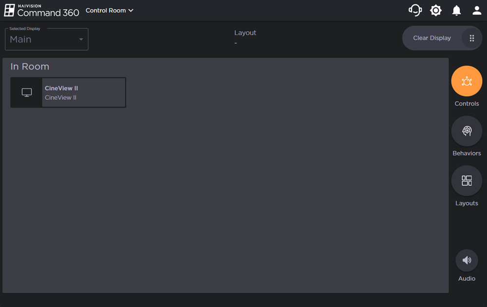 Display with Compact View Applied