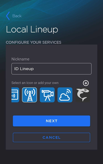 Local Lineup Nickname and Icon Selection