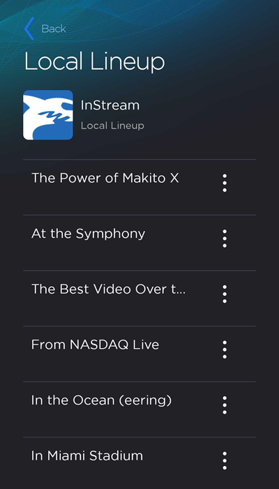 Local Lineup Channel List