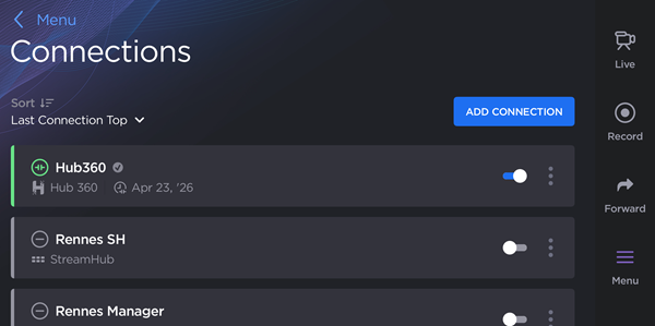 Example Connections List