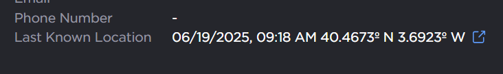 Last Known Location