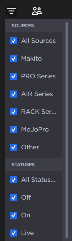 Sources Filter