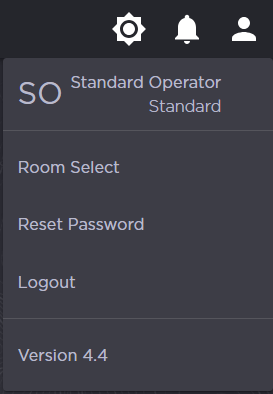 Standard User Menu Example