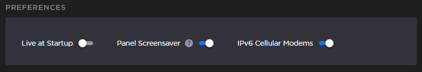 Preferences