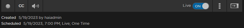 Creator metadata