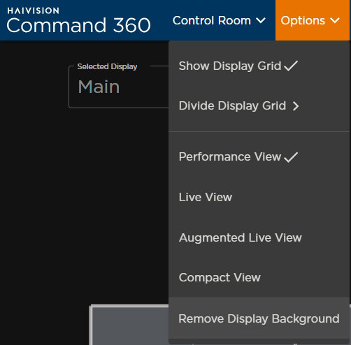 Remove Display Background Highlighted