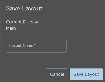 Save Layout Window