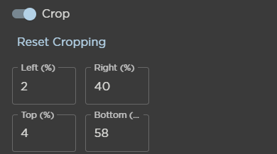 Crop Text Fields