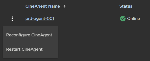 CineAgent Options