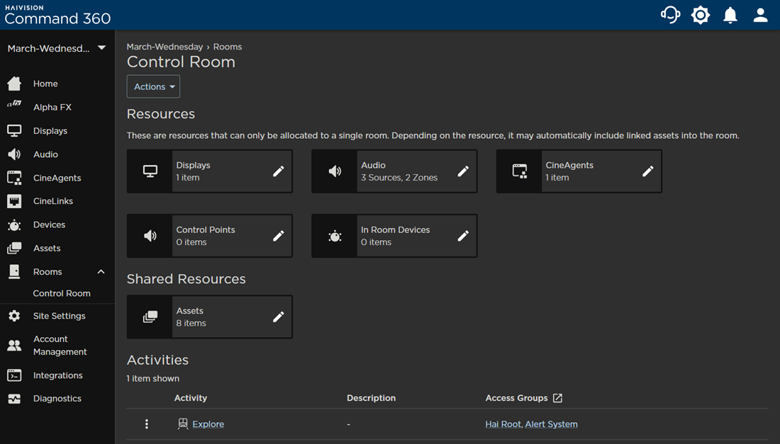 Room Resources