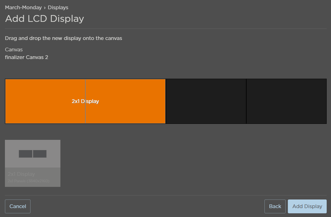 Allocated Display