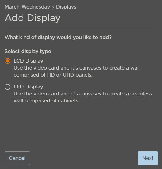 Add Display Initial Step
