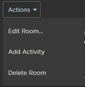 Room Actions Button