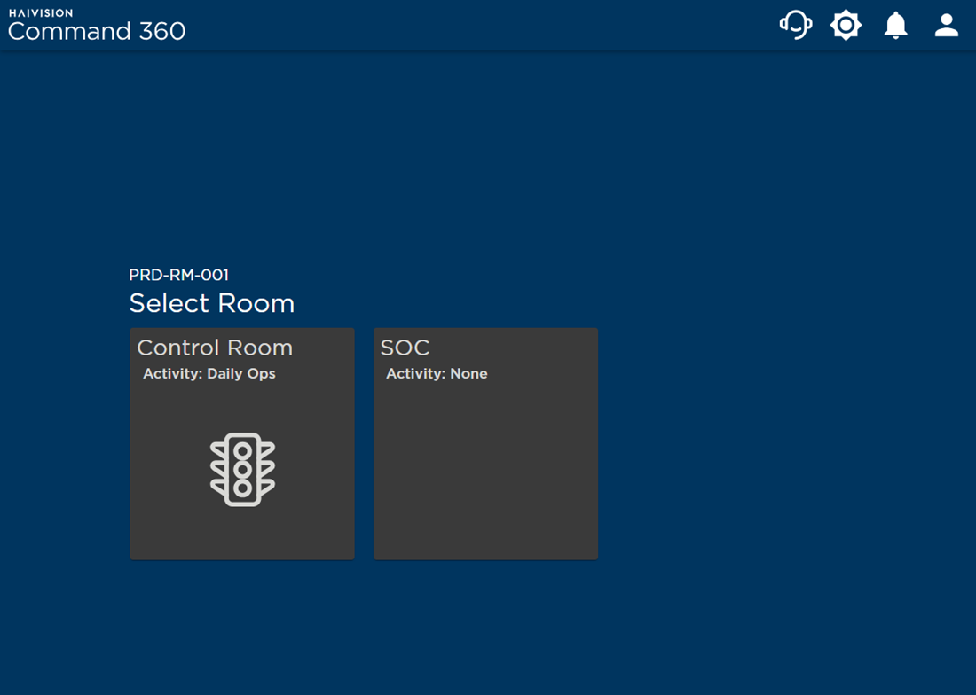 Room Selection Page