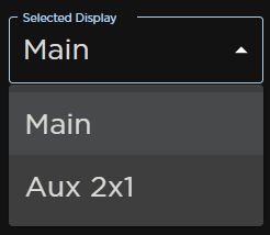 Selected Display Menu