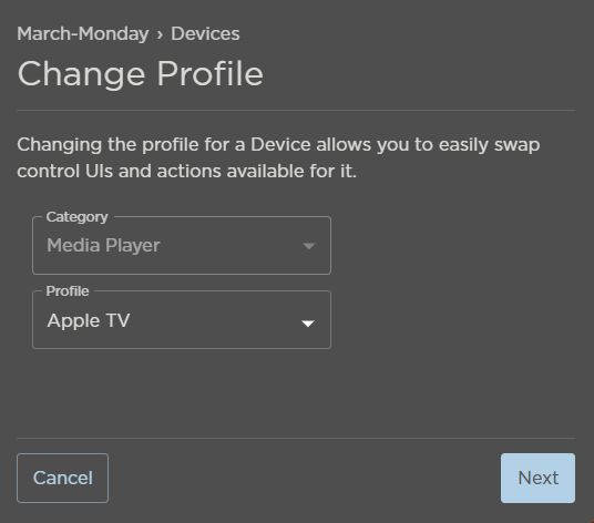 Change Profile