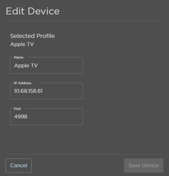 Device Info Fields