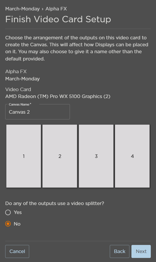 Portrait Canvas Setup