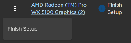 Finish Video Card Setup