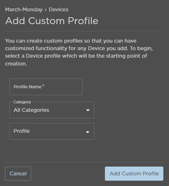 Copy From Supported Profile Options