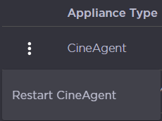 CineAgent Restart Option