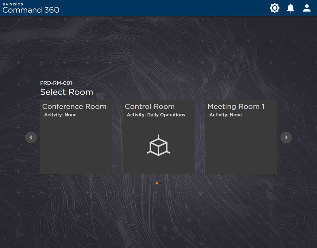 Room Selection Page