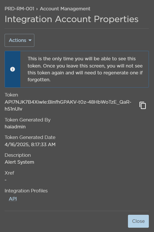 New Integration Account Properties
