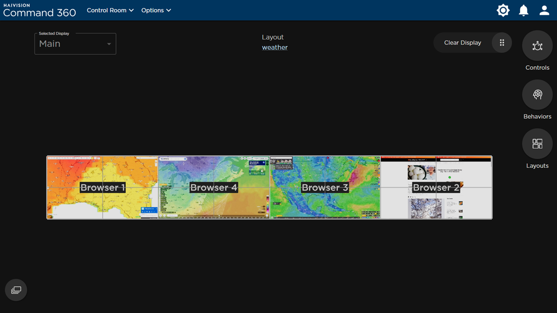 Display with Augmented Live View Applied