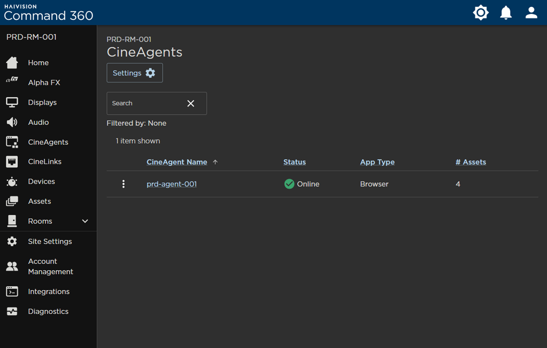CineAgents Page
