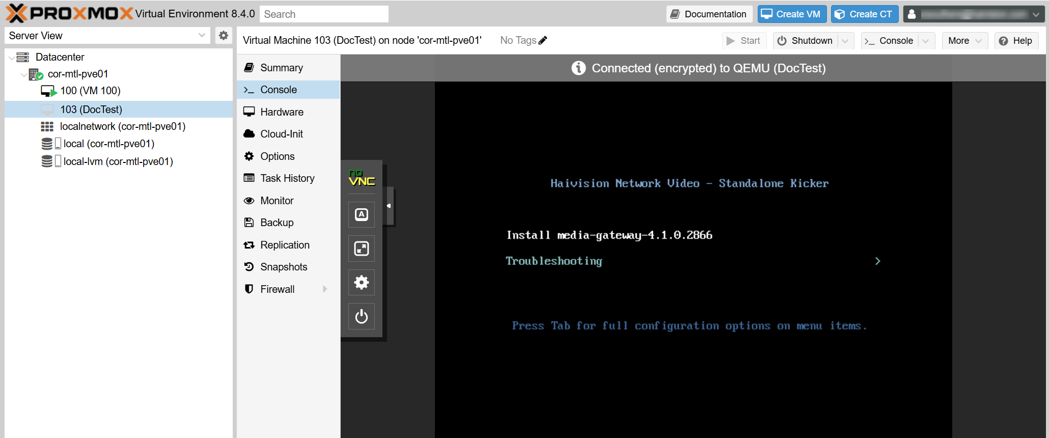 Proxmox Kicker